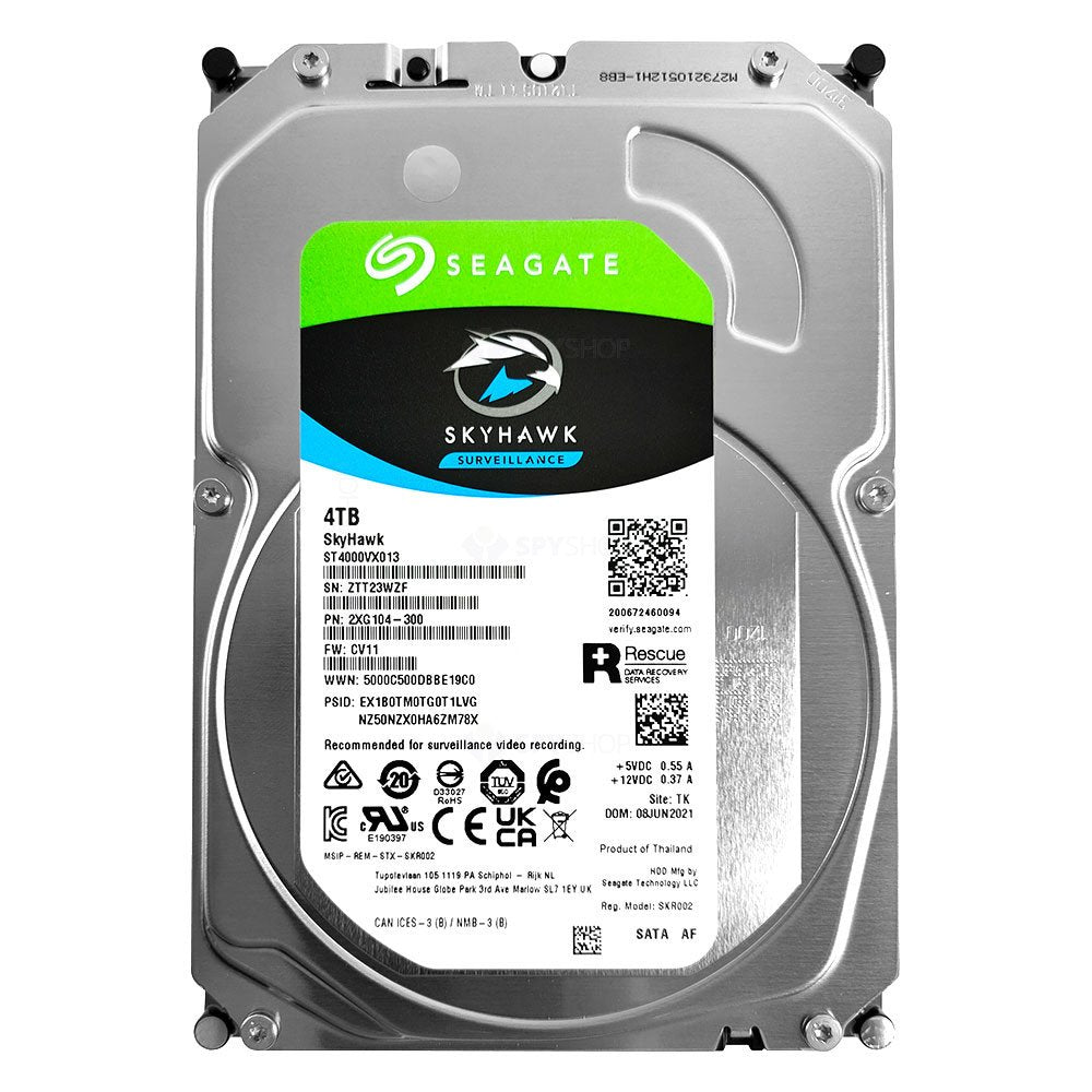 Seagate Skyhawk ST4000VX013 4TB Hard Drive - 3.5" Internal.
