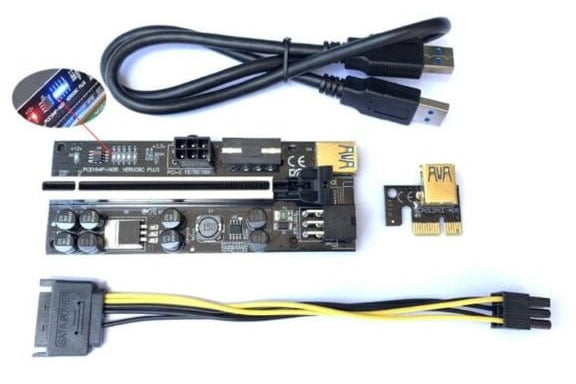 Riser 10 S Plus For Mining 8 capacitors .
