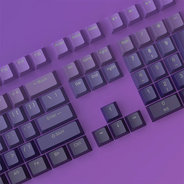 Keycap Set Gradient Purple.