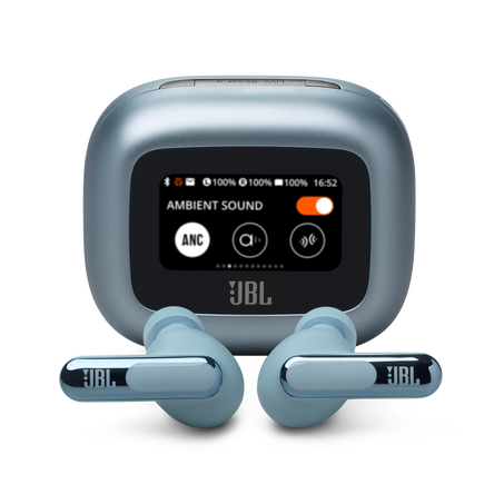 JBL Live Beam 3 Wireless Noise-Cancelling Closed-Stick Earbuds.
