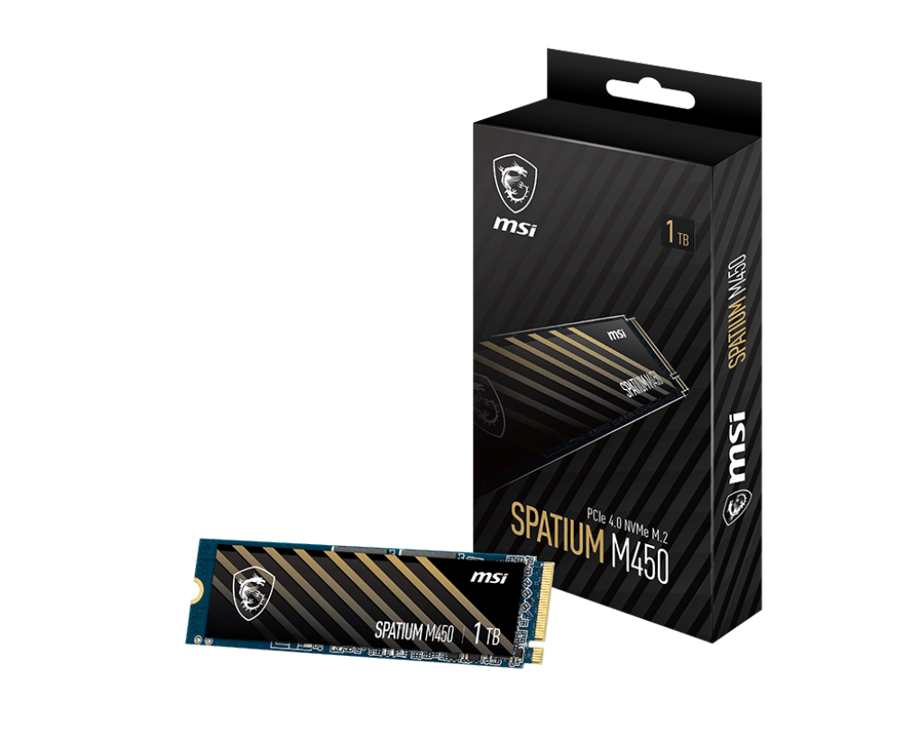 MSI SPATIUM M450 PCIe 4.0 NVMe M.2 1TB.