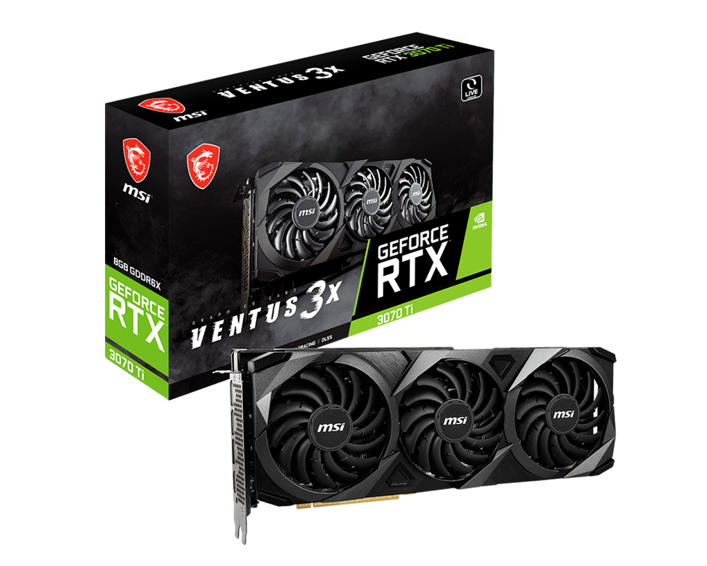 MSI Gaming GeForce RTX 3070 Ti VENTUS 3X 8G OC GDRR6X, USED (1 WEEK WARRANTY).