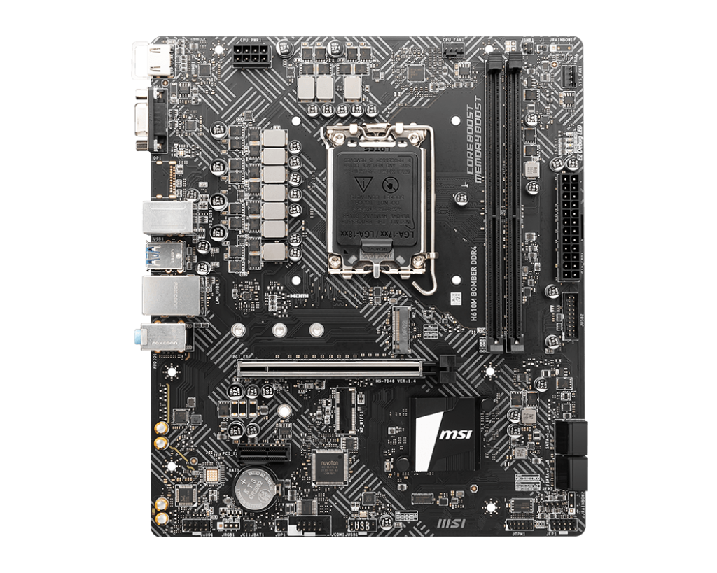 MSI H610M BOMBER DDR4 Motherboard .