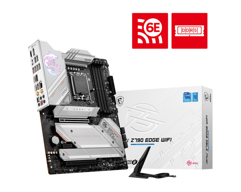 MSI MPG Z790 EDGE WIFI DDR5 Motherboard.