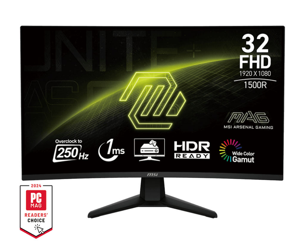 MSI MAG 32C6X 32" FHD Curved Gaming Monitor.