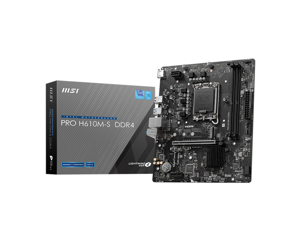 MSI PRO H610M-S DDR4 Motherboard .