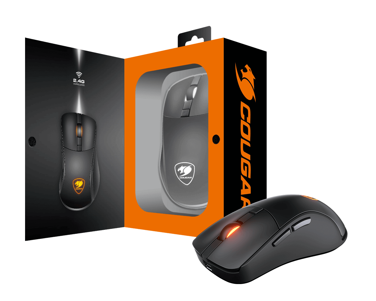 COUGAR SURPASSION RX WIRLESS OPTICAL GAMING MOUSE.