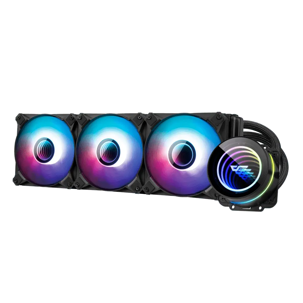 Darkflash Twister DX360 V2.6 Liquid CPU Cooler - BLACK .