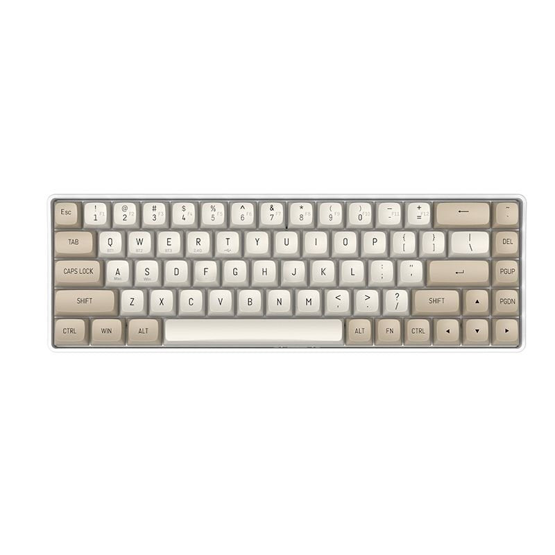 Darkflash GD68 Mechanical keyboard - Milky & Brown.