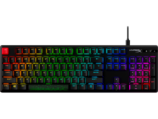 HyperX Alloy Origins PBT HX Red Mechanical Gaming Keyboard .