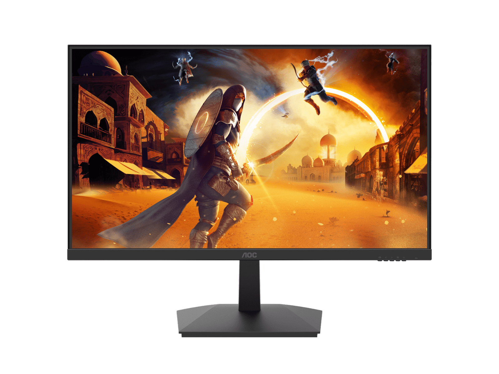 AOC 24G15 24-Inch Gaming Monitor with a VA Panel, 180Hz, BLACK.