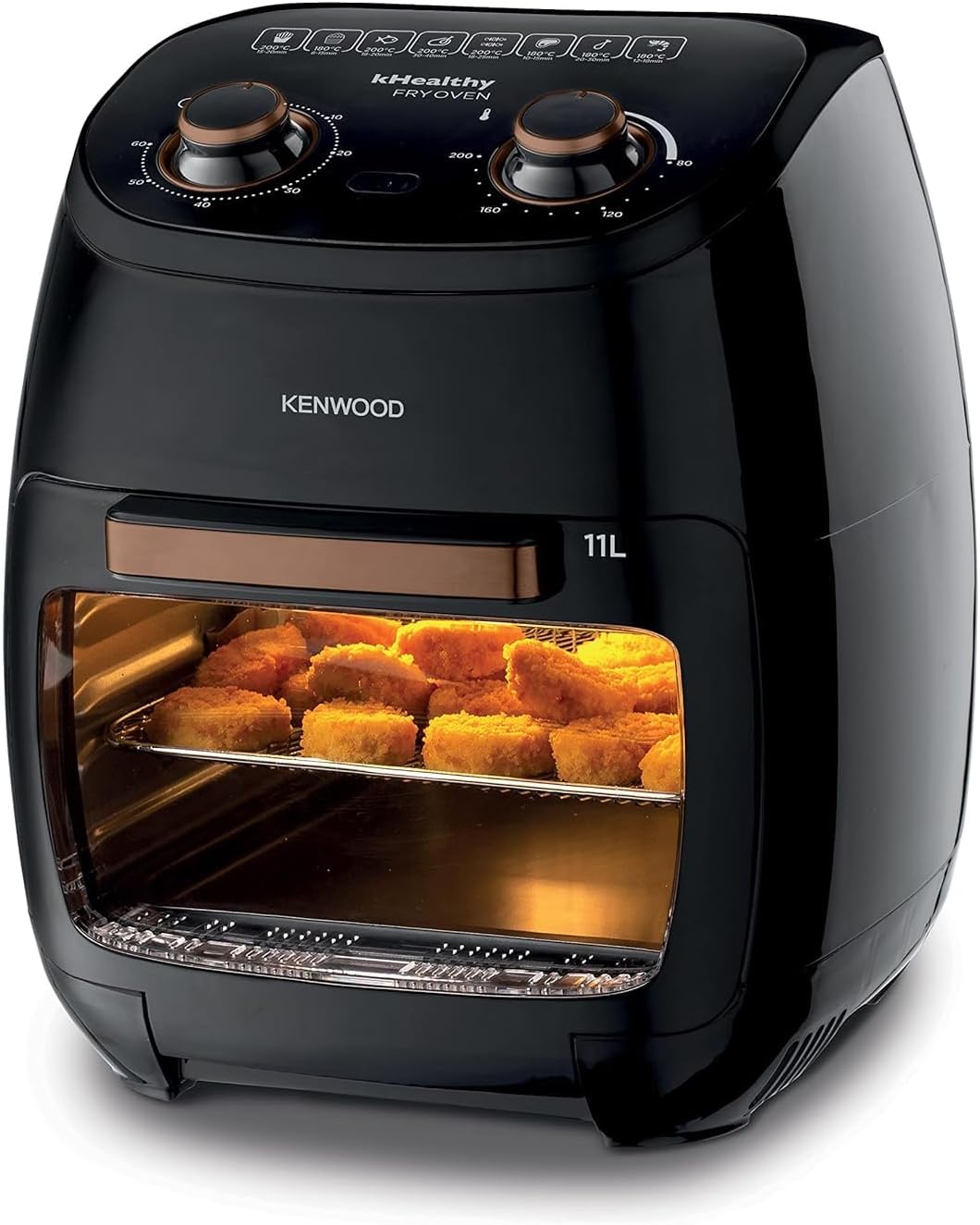 Kenwood hfp90 multifunction khealthy air fryer oven, 2000w, 11l capacity