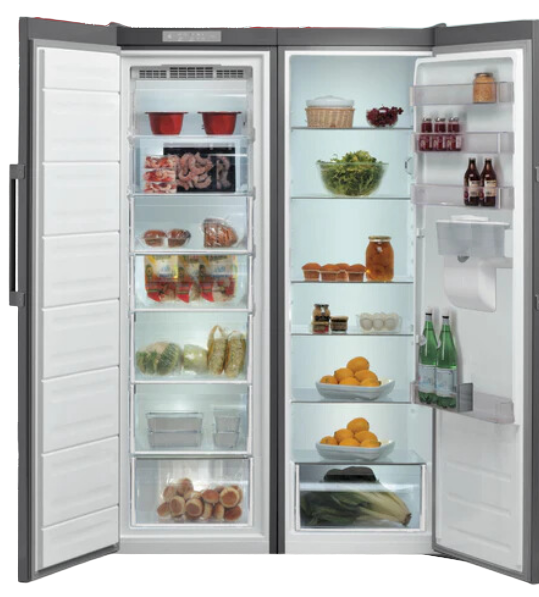 WHIRLPOOL PIGEON PAIR FREEZER / FRIDGE UW8 F1C XB