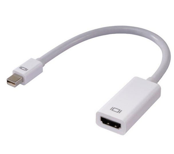 Converter Mini Display Port (Thunderbolt) to HDMI Adapter .