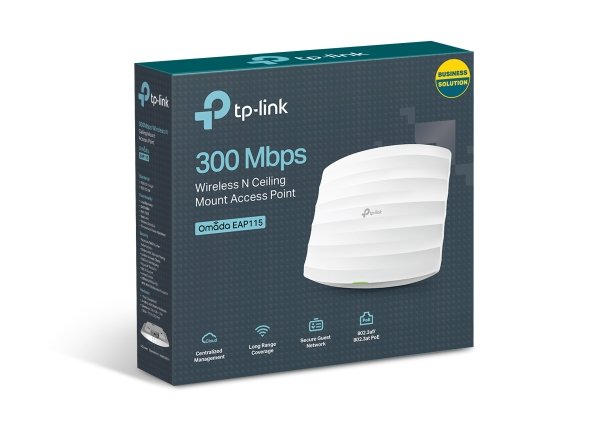 TP-Link EAP115 V4 | Omada N300 Ceiling Mount Wireless Access Point .