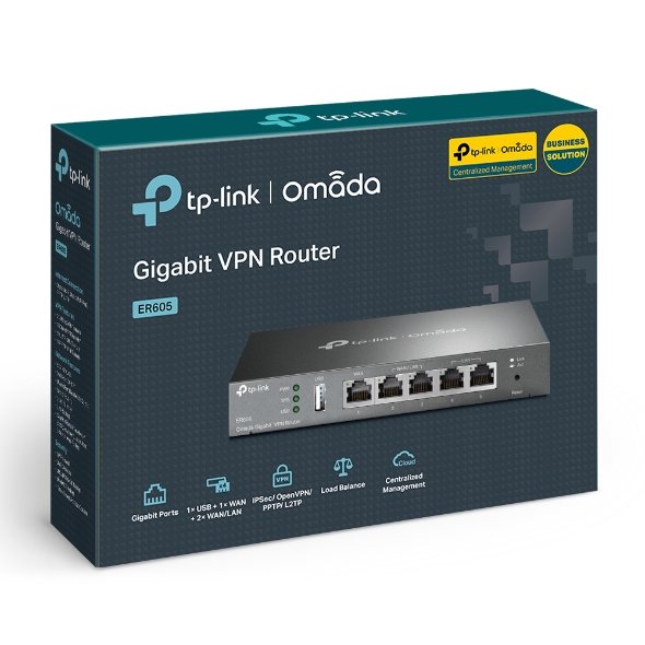 TPLINK OMADA ER605 GIGABIT VPN ROUTER .