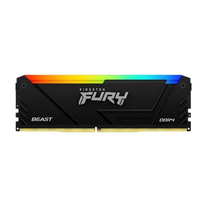 Kingston FURY Beast RGB 16GB 3200MHz DDR4 Memory .