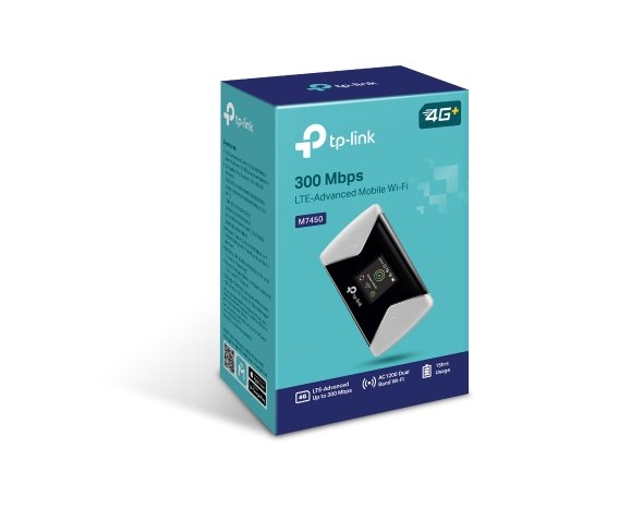 TP-Link 400MBPS 4G LTE-ADV Mobile WI-F, M7450 .