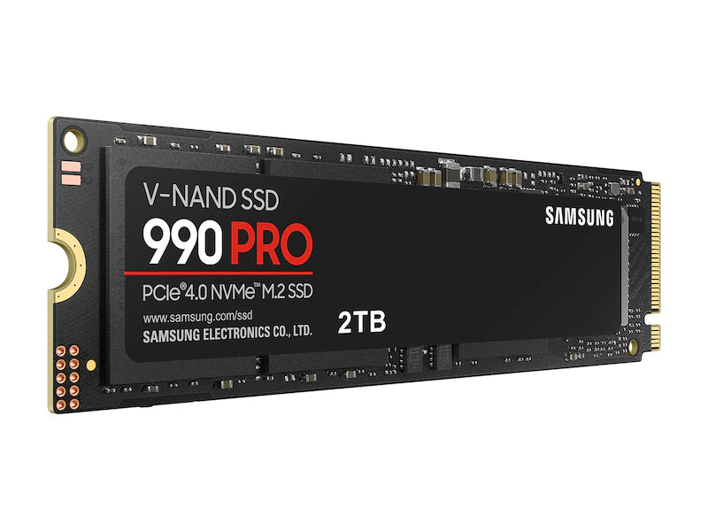 SAMSUNG 990 PRO SSD 2TB PCIe 4.0 M.2 2280 Internal Solid State Hard Drive.
