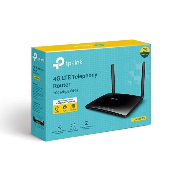 TP-Link MR6500V 4G/DSL LTE Telephony Wireless Router SIM.
