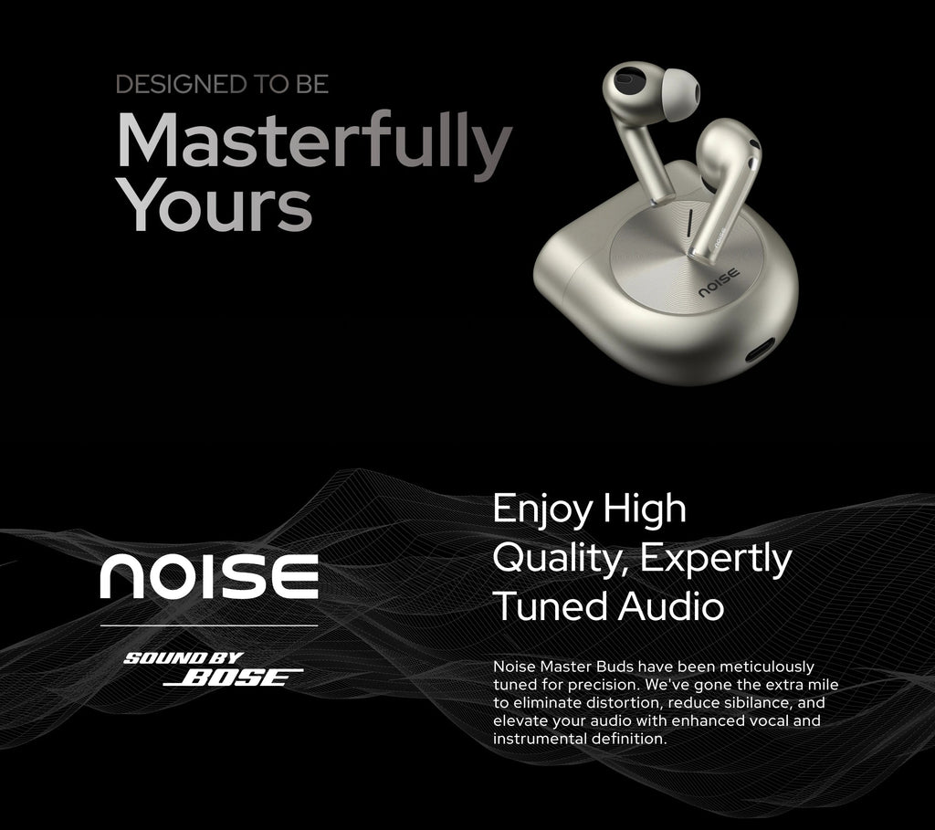 Noise Master Buds – Sound by Bose