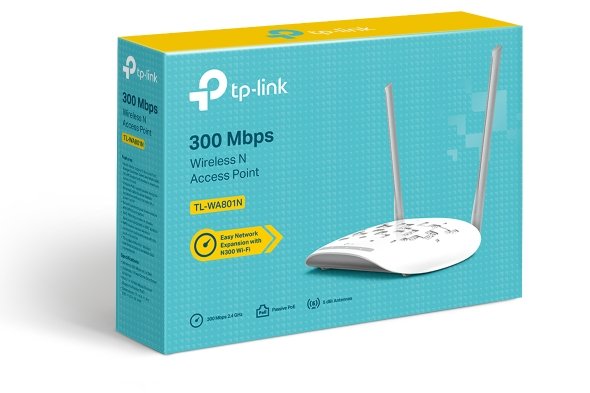 TP-LINK TL-WA801N 300MBPS WIRELESS N ACCESS POINT 2.4GHZ .