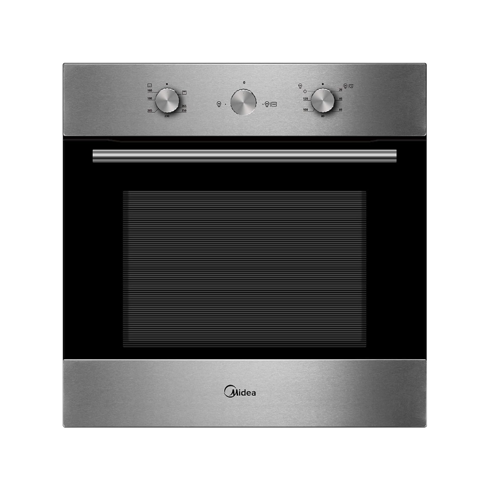 Midea - Gas Oven - Stainless Steel