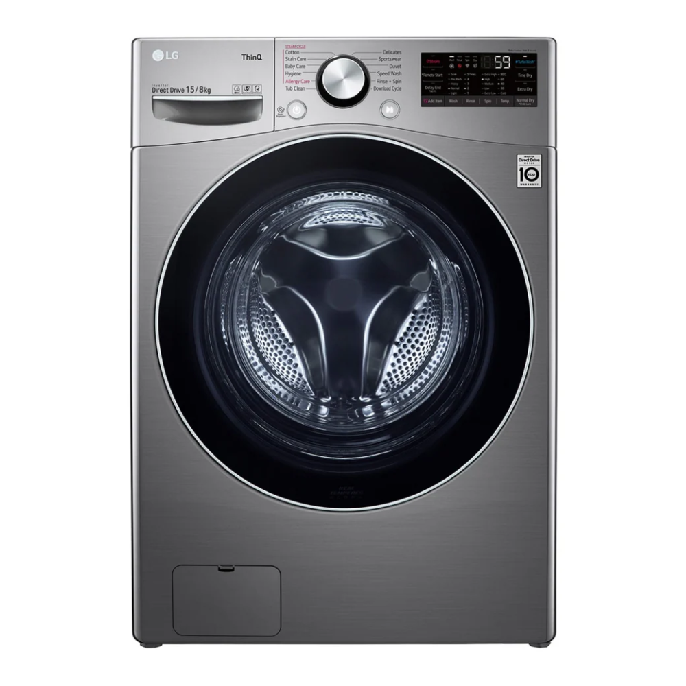 LG - Washer/Dryer - 15Kg/8Kg