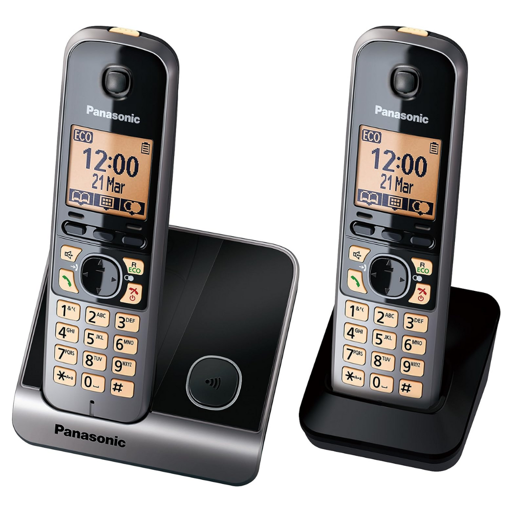 Panasonic - Wireless Landline - 1.8" LCD Display