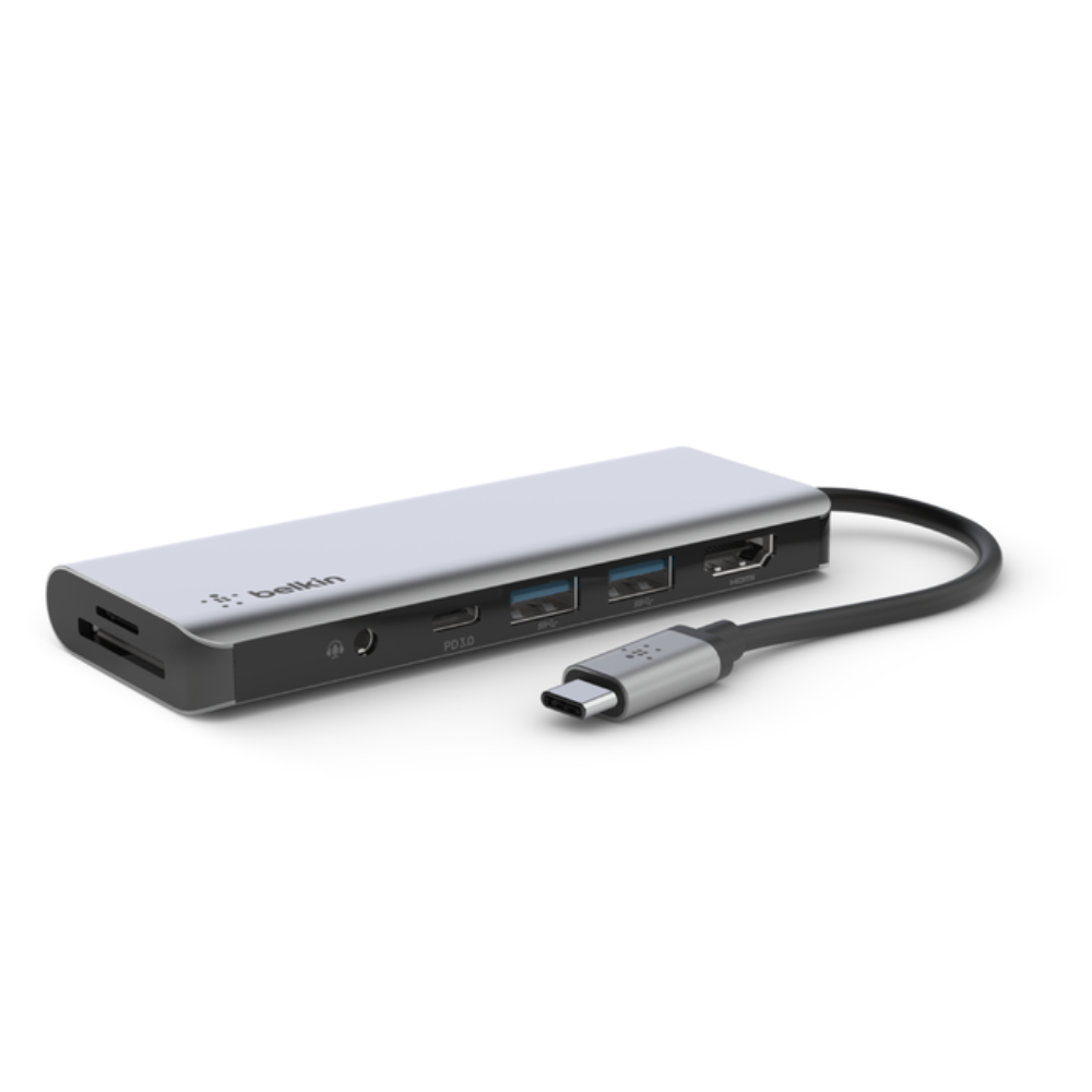 Belkin - USB-C 7-in-1 Multiport Hub Adapter