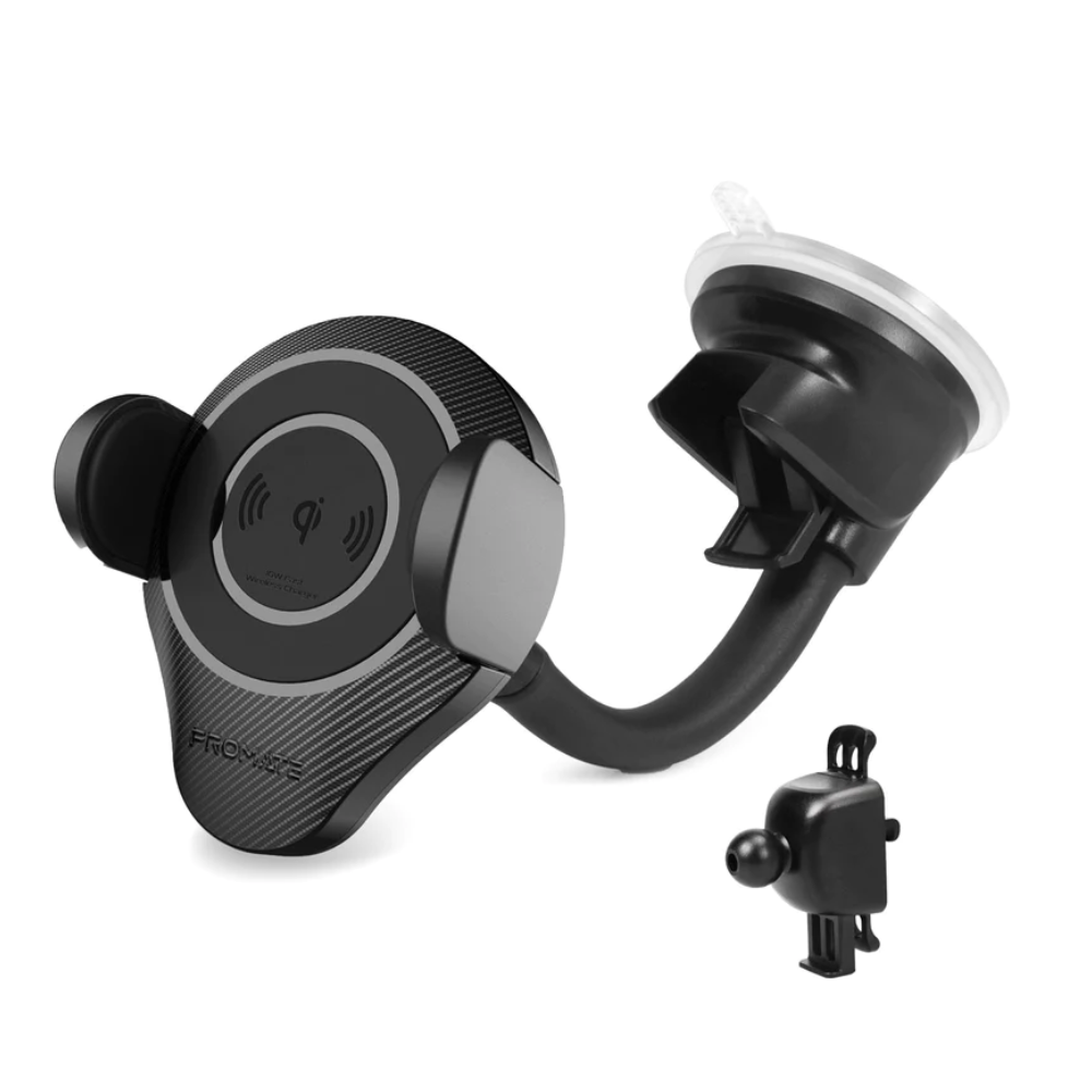 Promate - AlphaMount - Ultra-Fast Wireless Car Charging Mount