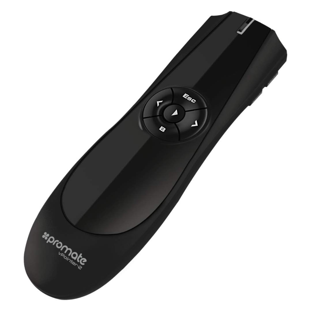 Promate - Laser Pointer Presenter - Ultra-Portable Wireless with Presentation Clicker