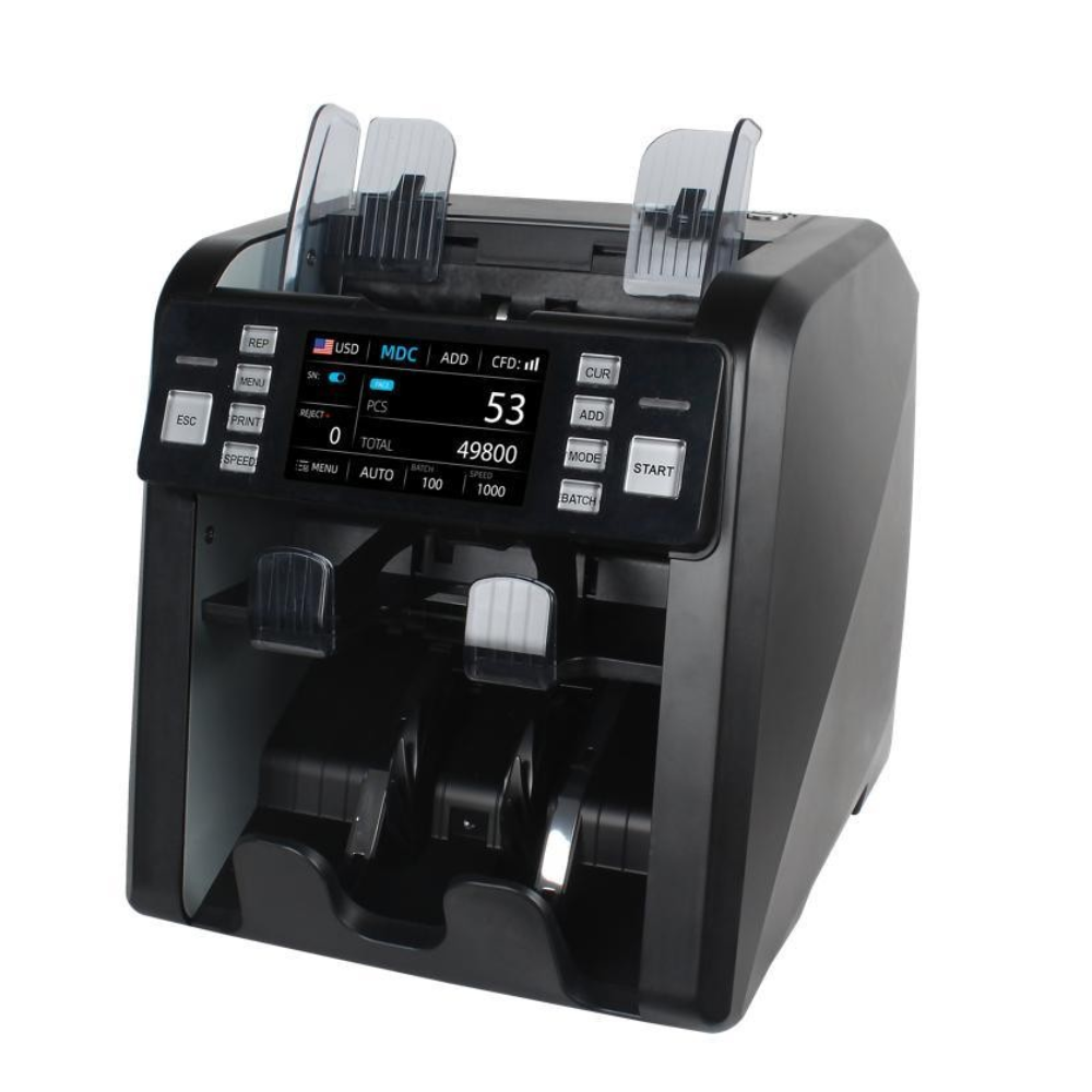 Kolman - 2500MVC - 2 pockets Touch Screen Money Counter