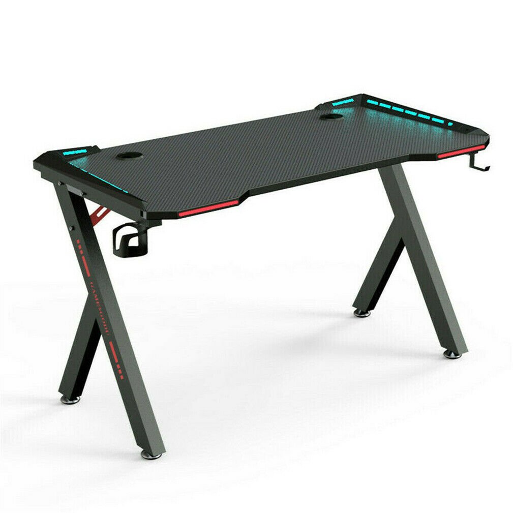 Gaming Desk RGB 120x60x72cm, Black .