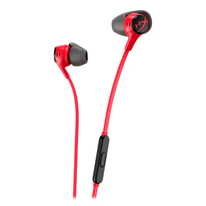 HYPERX CLOUD EARBUDS II 2 RED WITH MIC.