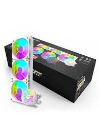 DARKFLASH Radiant DC360 Liquid CPU Cooler, White