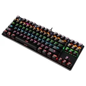 BAJEAL 919 RGB Backlit 87 Keys RED Switches.