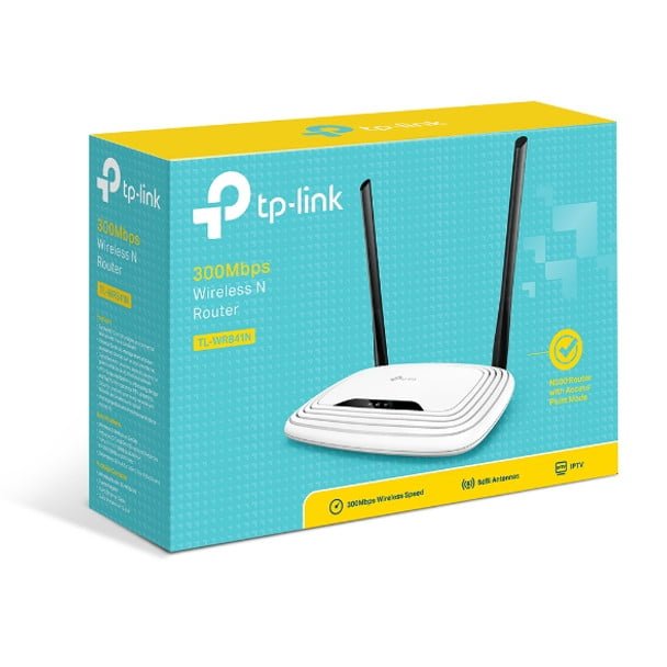 TPLINK Wireless Router 300Mbps With 2 Antennas | WR841N .