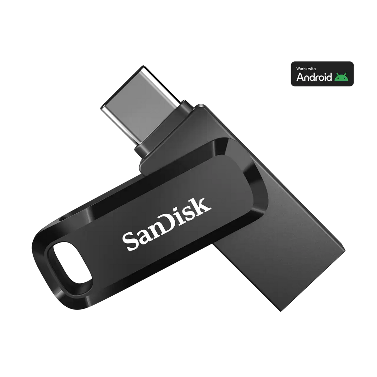 SanDisk 256GB Ultra Dual Drive Go USB Type-C™, Black.